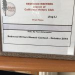 Jing Li Redwood Writers Club Award